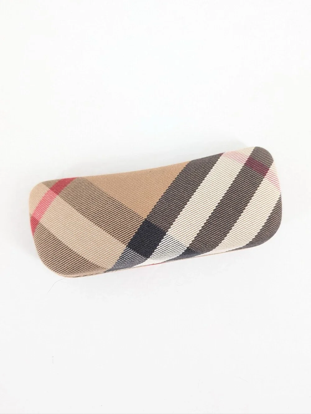 3/$20 Burberry Nova Check Eyeglass Hardshell Clamshell Case Tan Red Black